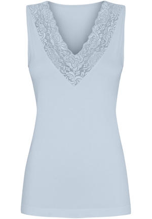 Toppar - Nilla V-neck top – Light Blue
